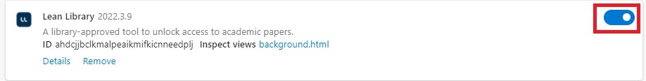How do I force restart the Lean Library extension in my browser? 5.jpeg