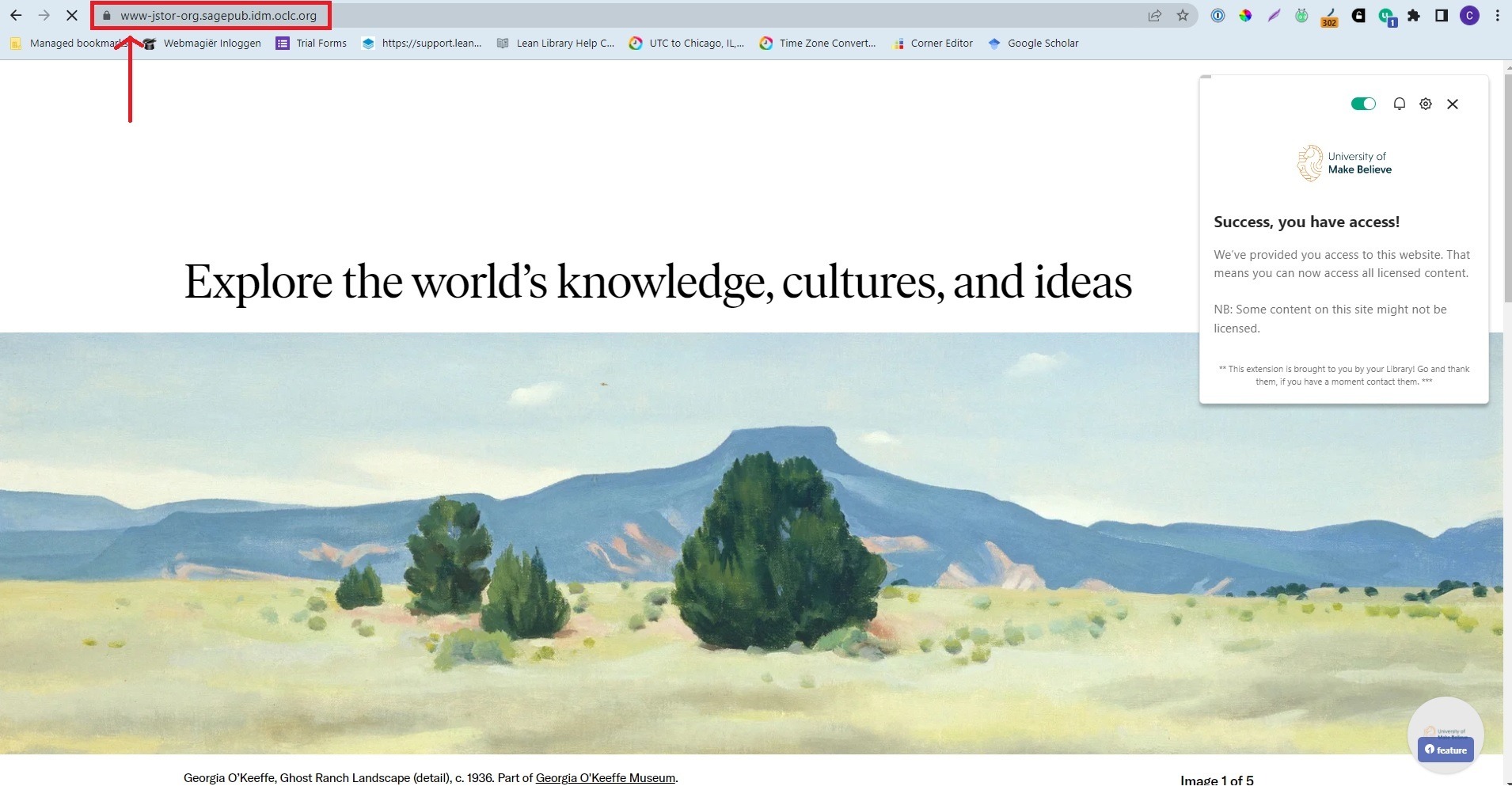 Why does the URL change when browsing with the Lean Library extension? 2.jpeg