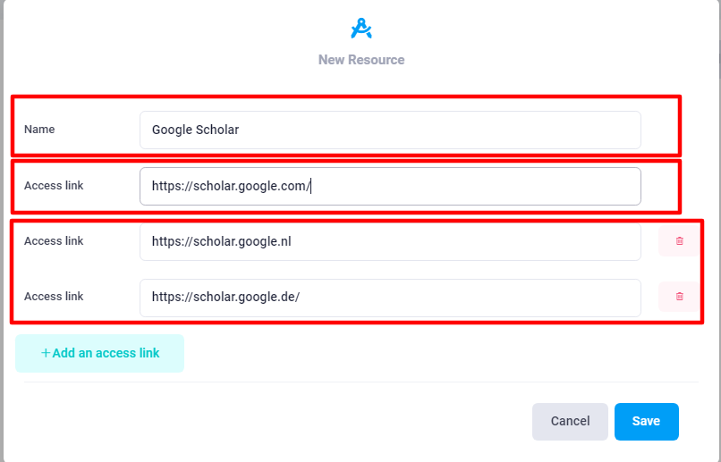 Workflow for LibGuides- How to add a Resource to the dashboard? 2.png