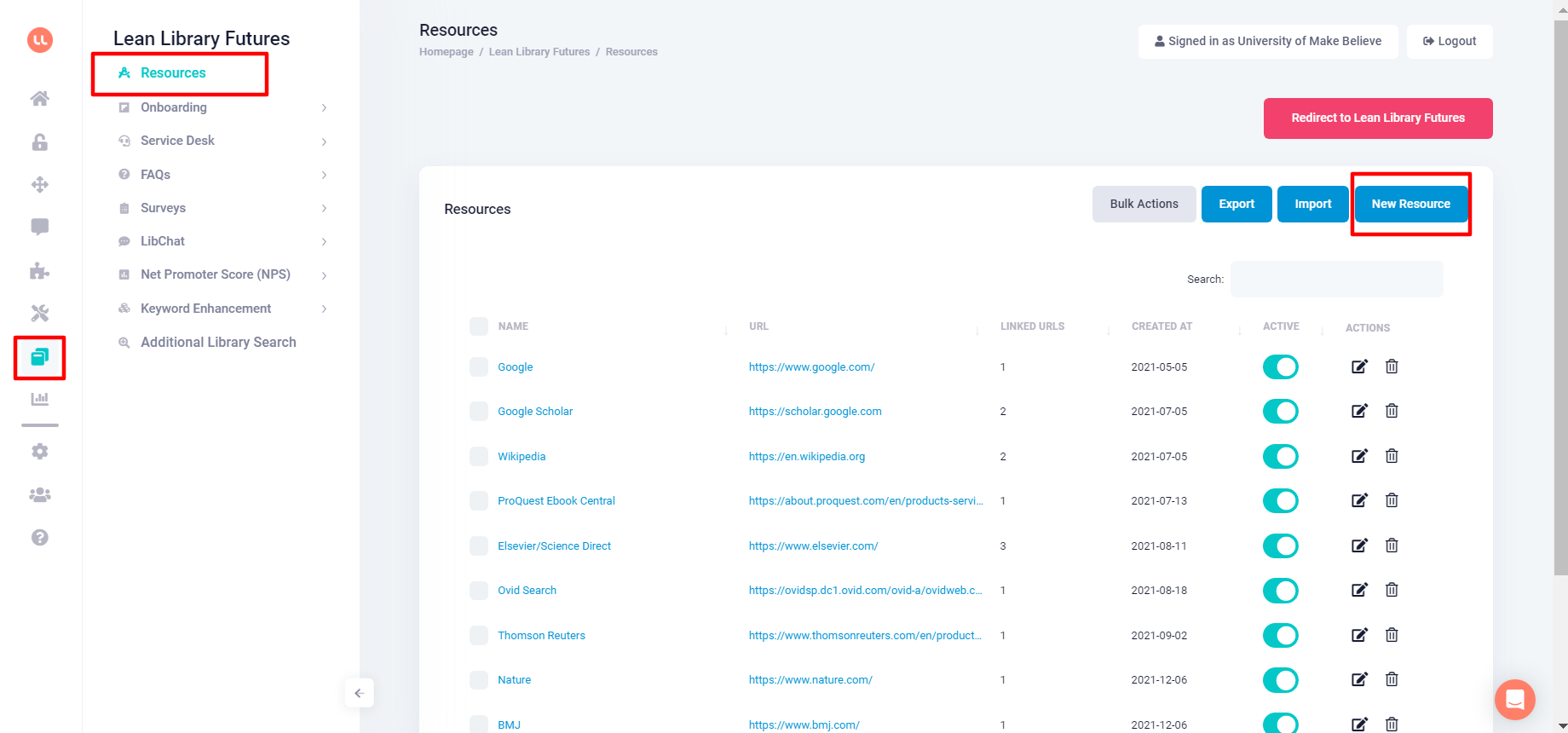 Workflow for LibGuides- How to add a Resource to the dashboard? 1.png