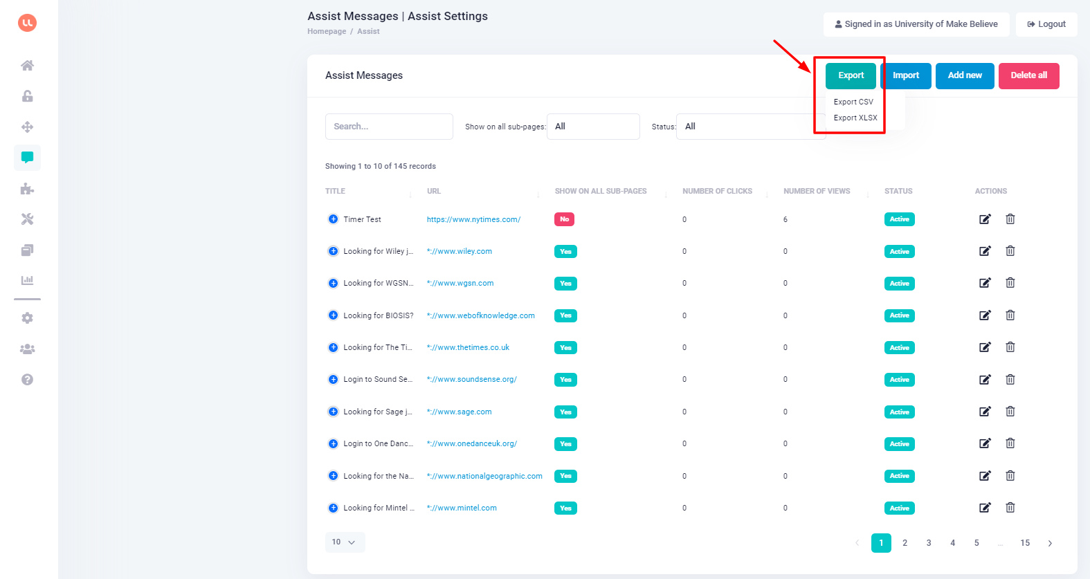 How to export Assist Messages from Lean Library Dashboard 1.png