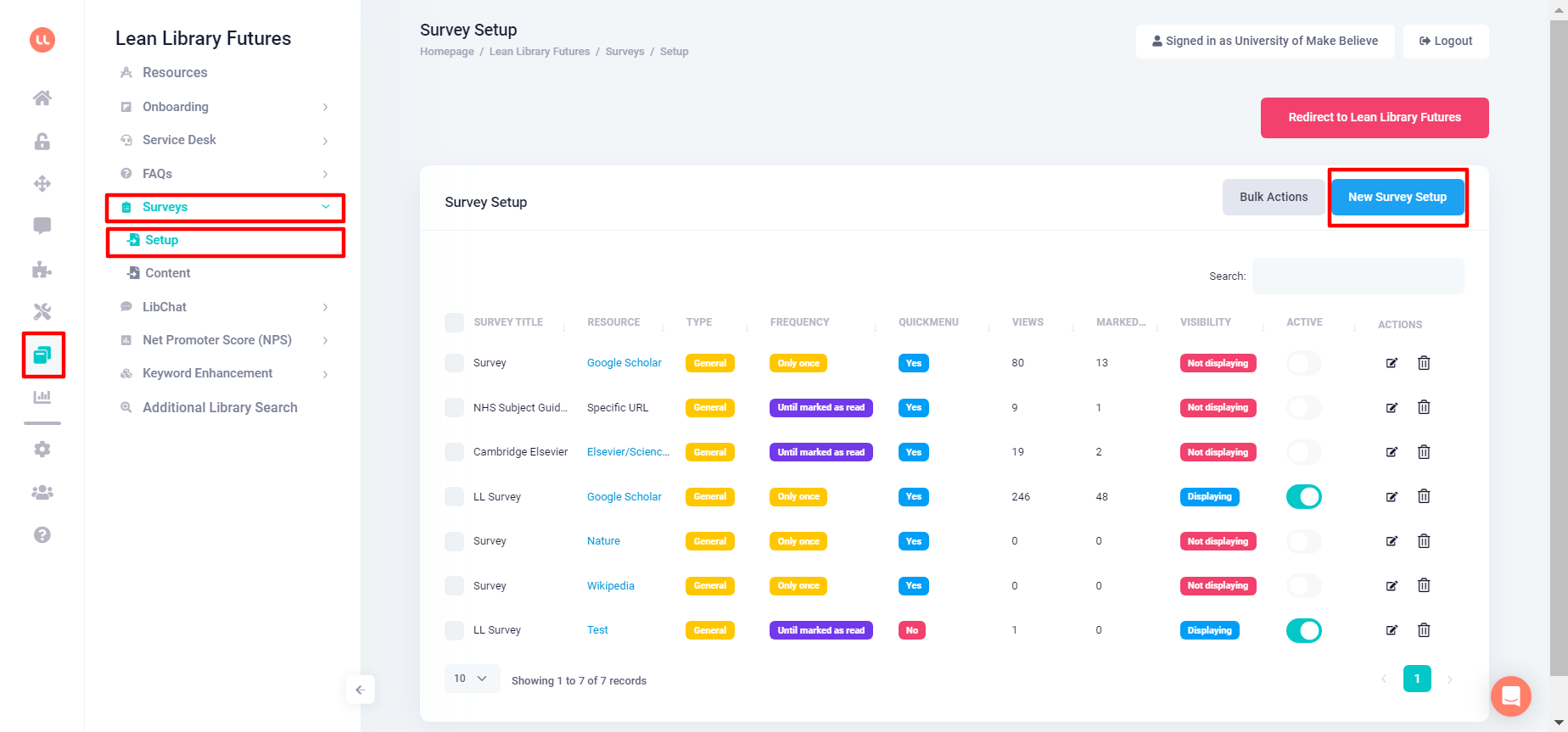 Workflow for LibGuides- How to set up a Survey? 5.png